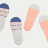 Nellie No Show Socks in Coral (Pack of 2) - Image 2
