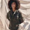Military Cotton Jacket in Camo - Image 2