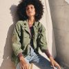 Military Cotton Jacket in Green - Image 2