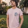 Signature Pocket Tee in Mauve Shadows - Image 2