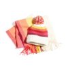 ML x LF Stripe Scarf in Warm Rainbow - Image 4