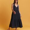 Corinne Double Cloth Maxi Dress - Image 4