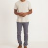 Signature Crew Tee in Heather Oatmeal - Image 5