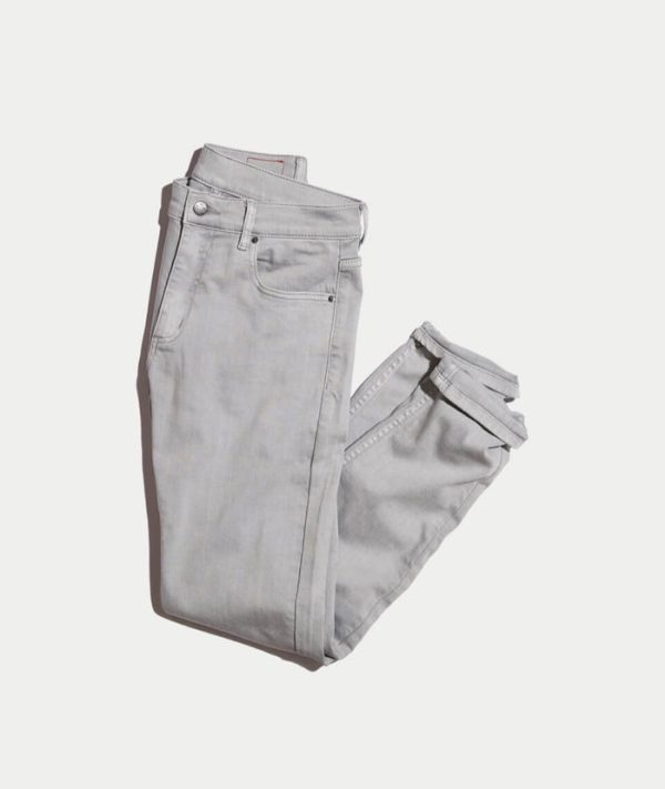 5 Pocket Slim Fit Pant in Light Grey