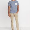 5 Pocket Slim Fit Pant in Light Khaki - Image 3