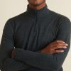 Men's Re-Spun Sport Quarter Zip in Charcoal - Image 3