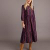 Alice Midi Dress in Lurex Multi Stripe - Image 4