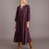 Alice Midi Dress in Lurex Multi Stripe - Image 5