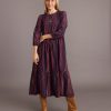 Alice Midi Dress in Lurex Multi Stripe - Image 6