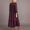 Alice Midi Dress in Lurex Multi Stripe - Image 7