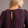 Alice Midi Dress in Lurex Multi Stripe - Image 8