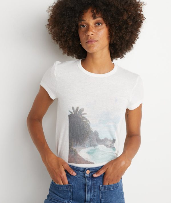 Big Sur Tee in Cream