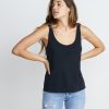 Logan Tank in Black - Image 2