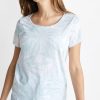 Boyfriend Tee in Palm Geo Print - Image 2