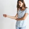 Boyfriend Tee in Palm Geo Print - Image 5