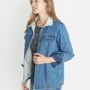 River Denim Sherpa Jacket - Image 2