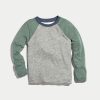 Mini Baseball Raglan in Green/Grey - Image 2