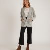Birdseye Cardigan in Black/White Contrast - Image 6
