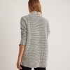 Birdseye Cardigan in Black/White Contrast - Image 5
