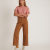 Boyfriend Crew Tee in Barn Red - Image 4