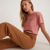 Boyfriend Crew Tee in Barn Red - Image 5
