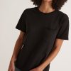 Boyfriend Crew Tee in Black - Image 7