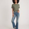 Boyfriend Crew Tee in Dusty Olive - Image 5