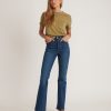 Boyfriend Crew Tee in Green Moss - Image 5