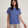 Boyfriend Crew Tee in Marlin - Image 2