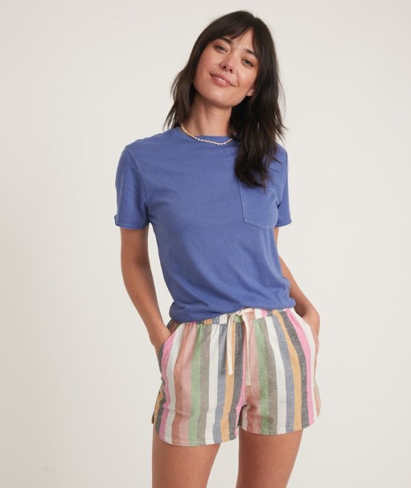 Boyfriend Crew Tee in Marlin