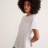 Boyfriend Crew Tee in White - Image 8