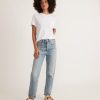 Boyfriend Crew Tee in White - Image 6
