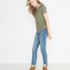 Boyfriend Pocket Tee in Admiral Green - Image 4