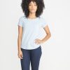 Boyfriend Pocket Tee in Carolina Blue - Image 3