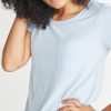 Boyfriend Pocket Tee in Carolina Blue - Image 4