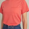Boyfriend Crew Tee in Poinsettia - Image 5