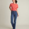 Boyfriend Crew Tee in Poinsettia - Image 6