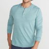 Double Knit Henley in Surf Green - Image 2