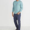 Double Knit Henley in Surf Green - Image 4