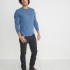 Double Knit Henley in Faded Lagoon - Image 5