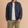 Men's Corbet Full Zip Jacket in Navy - Image 4