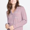 Classic PJ Top in Rosewood Stripe - Image 5