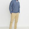 Clayton Pullover in Navy Boucle - Image 3