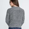Cleo Mock Neck Sweater in Grey - Image 4