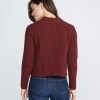Cleo Mock Neck Sweater in Rosewood - Image 2