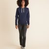 Women's Sunset Pullover Hoodie in True Navy - Image 4
