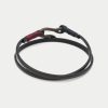 Caputo & Co. Easy Leather Double Wrap in Syrah/Navy/Natural - Image 2