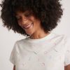 Classic Crew Tee in Multi Noodle Print - Image 3