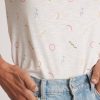 Classic Crew Tee in Multi Noodle Print - Image 2