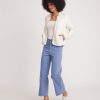 Corbet Quilted Bomber in Oatmeal - Image 5